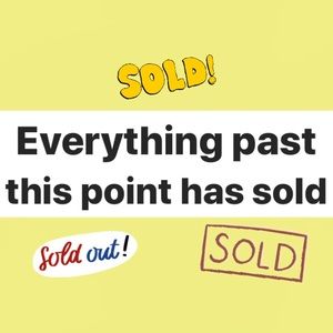 SOLD ITEMS PAST HERE
